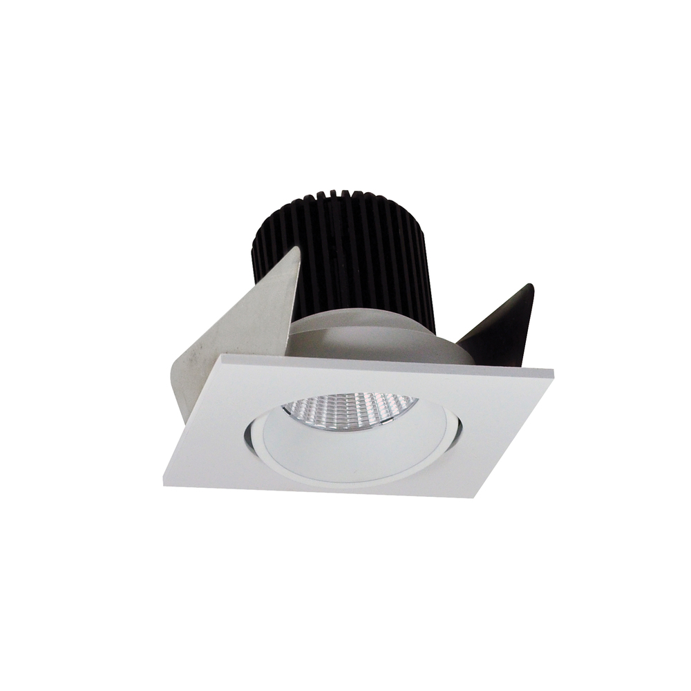 2" Iolite LED Square Adjustable Cone Reflector, 1000lm / 14W, 5000K, White Reflector / White