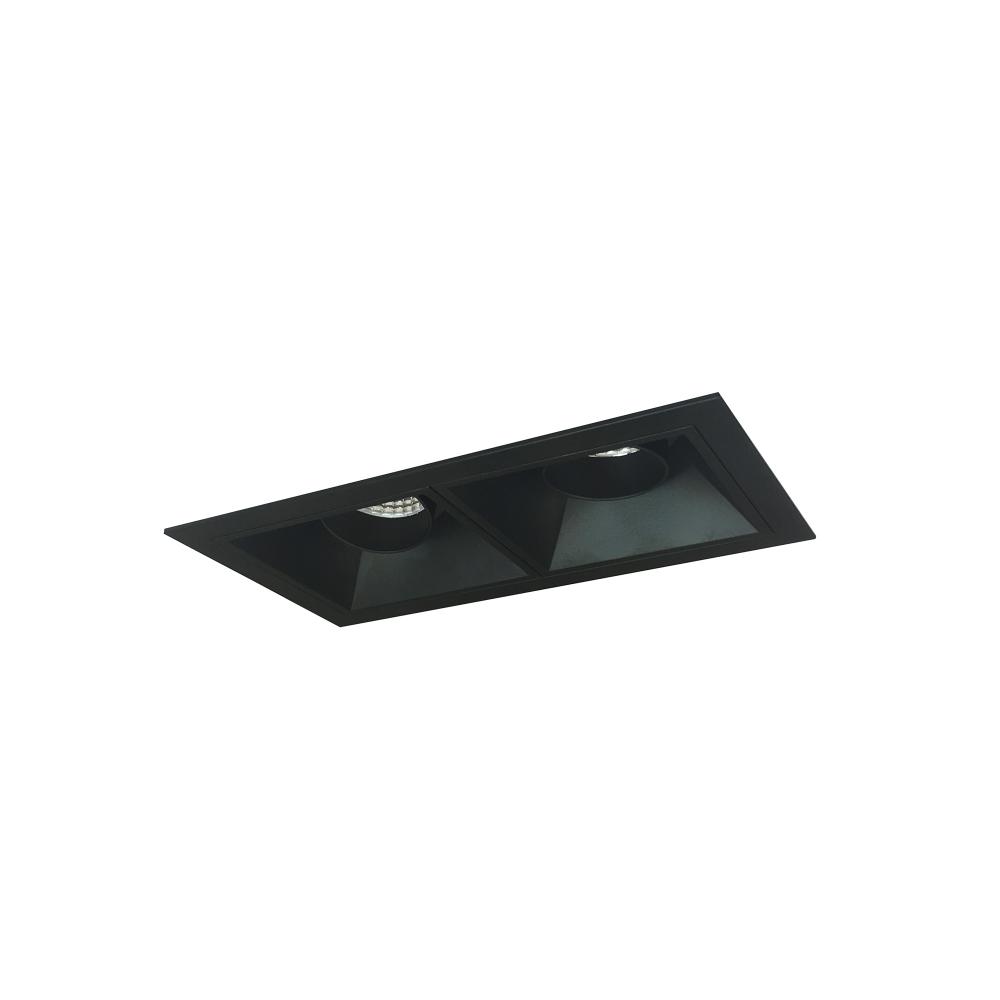 Iolite MLS 2-Head Trim Kit, MPW Flange, 3000K, 1000lm, Black Fixed Downlt./Wall Wash Trims