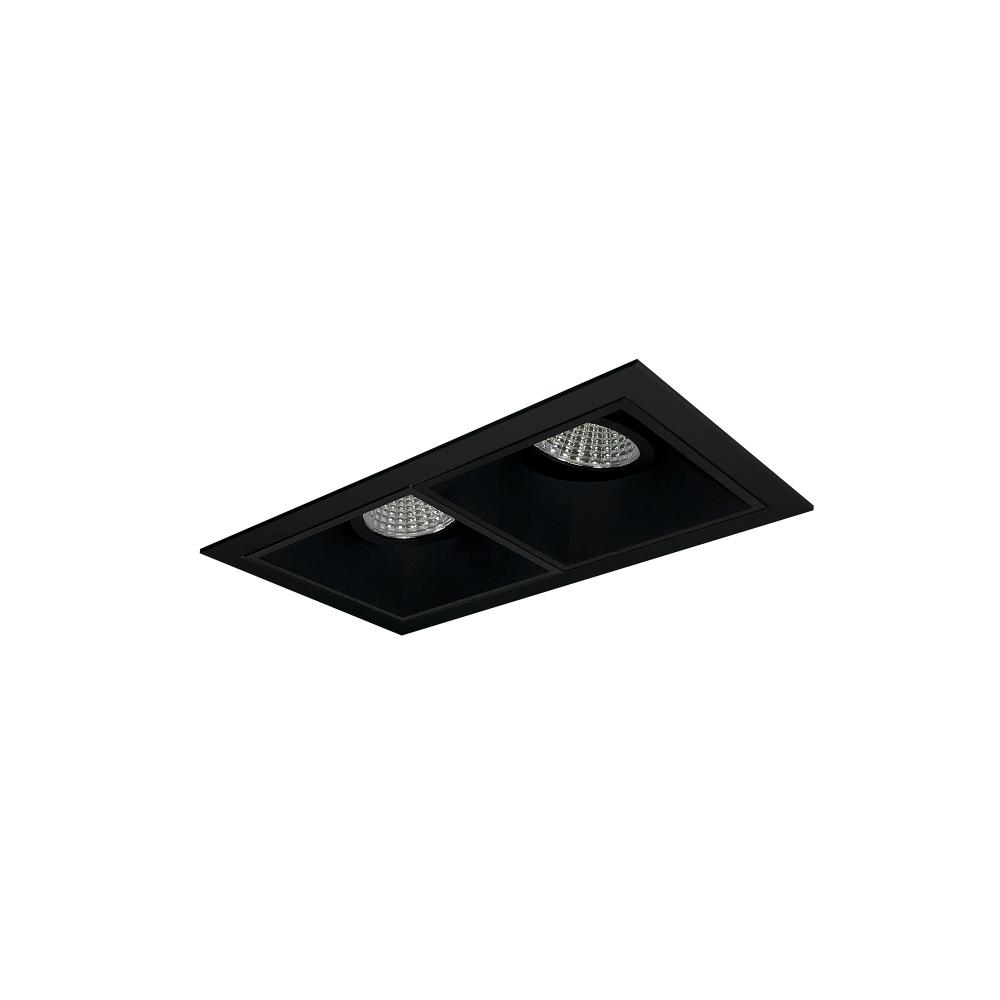 Iolite MLS 2-Head Trim Kit, MPW Flange, Comfort Dim, 800lm, Black/MPW Fixed Downlt. Trims