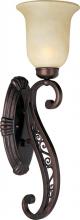 Maxim 8244WSOI - One Light Oil Rubbed Bronze Wilshire Glass Outdoor Wall Light