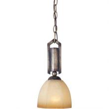 Maxim 91230KLFN - One Light Florentine Karmel Glass Down Mini Pendant