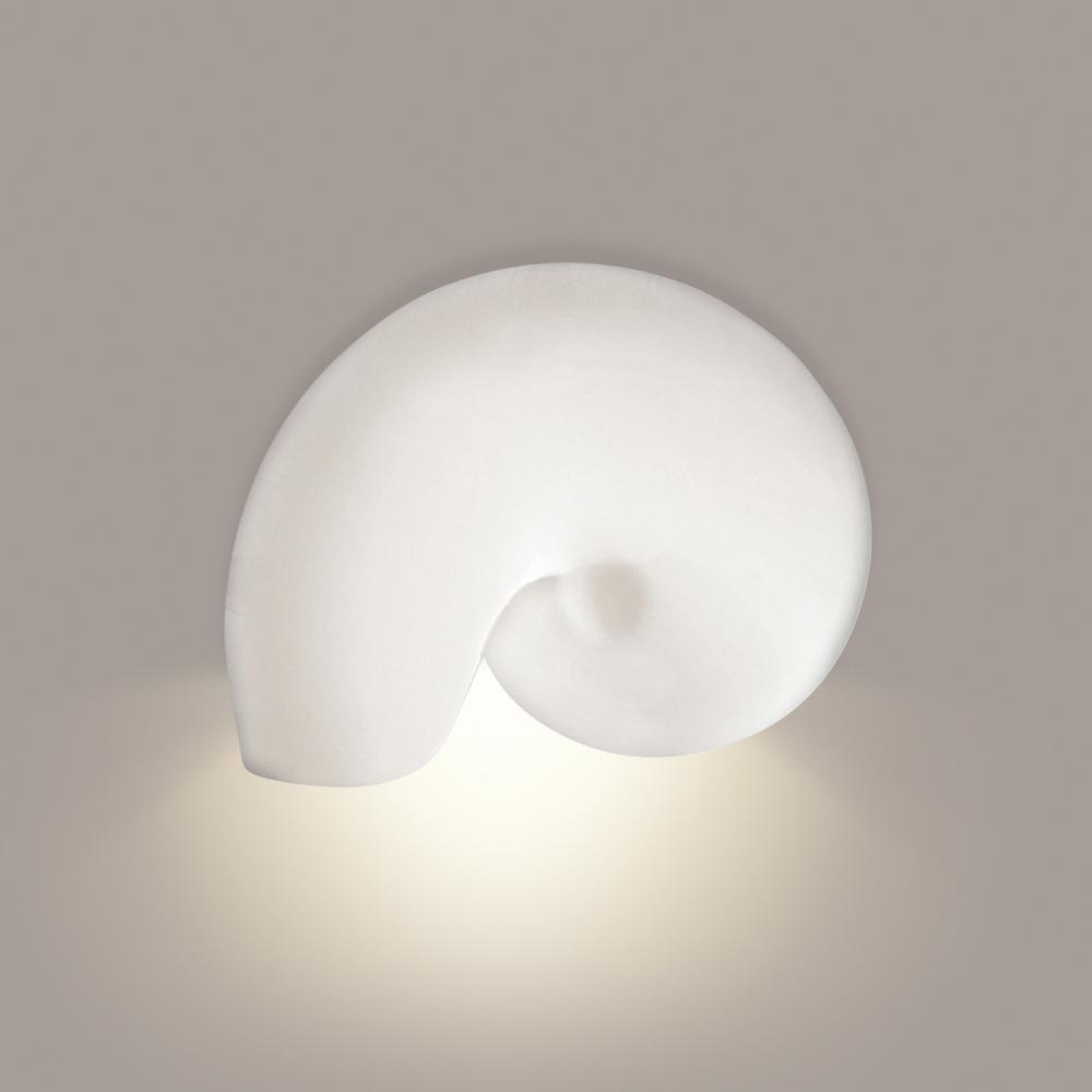 Nautilus Downlight Wall Sconce: Fog