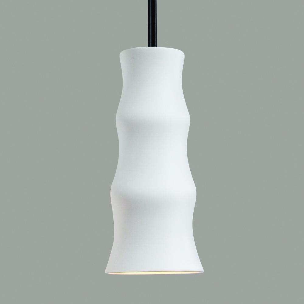 Chamber Mini Pendant: Dusty Teal (Black Cord & Canopy)