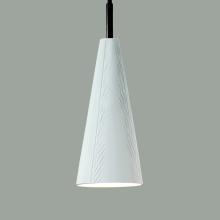 A-19 MP04-A1-BCC - Fossil Mini Pendant: Clay (Black Cord & Canopy)
