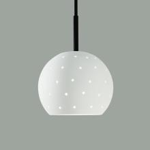A-19 MP17-A17-BCC - Lunar Mini Pendant: Jade (Black Cord & Canopy)