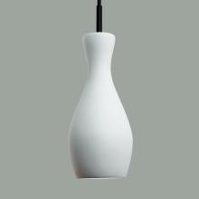 A-19 MP19-A22-BCC - Amphora Mini Pendant: Black Forest Green (Black Cord & Canopy)