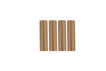 Craftmade 529-SC2-SB - Set of 4 Satin Brass Candle Covers for 52935-FB (fixture not included)