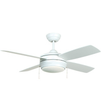 Craftmade LAV44MWW4LK-LED - 44" Ceiling Fan w/Blades & LED Light Kit