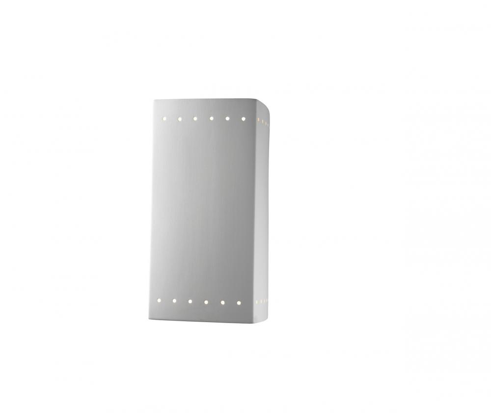 Large Rectangle w/ Perfs - Closed Top - LED