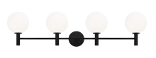 Matteo Lighting S06004BKOP - Cosmo Black Wall Sconce
