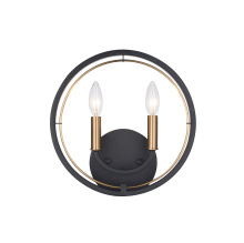 Matteo Lighting W78602BK - Odyssey Black Wall Sconce