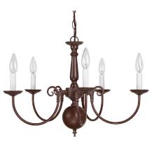 Capital 3125VB - Five Light Vintage Bronze Up Chandelier