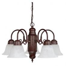 Capital 3255VB-118 - Five Light Vintage Bronze Down Chandelier