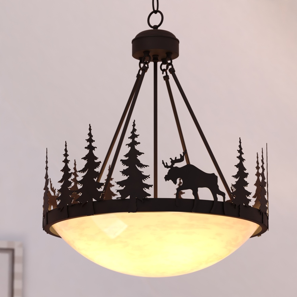 Vaxcel Yellowstone Bowl Pendant - Thumbnail 4