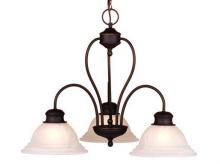 Vaxcel International CH6535OBB - Babylon 3L Chandelier Oil Burnished Bronze