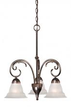 Vaxcel International NI-CHD003ORZ - Nice 3L Chandelier Oil Brushed Bronze