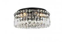 Elegant V2030F14BK/RC - Maxime 14 inch black flush mount
